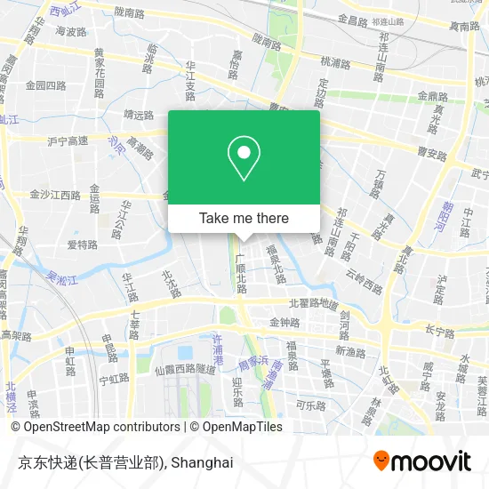 京东快递(长普营业部) map