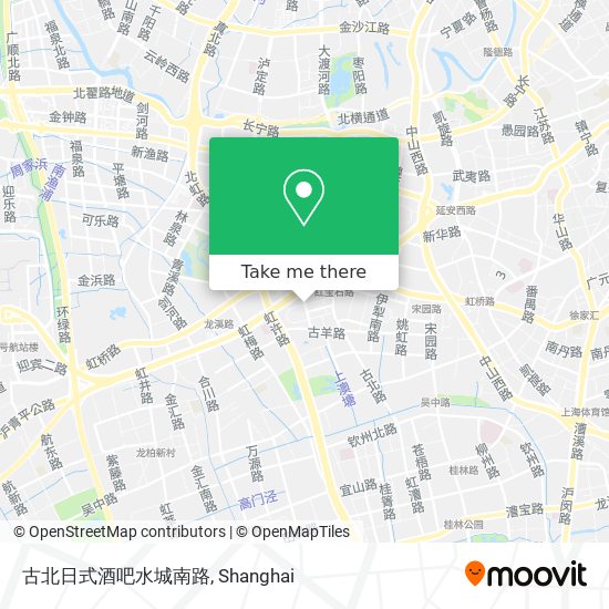 古北日式酒吧水城南路 map