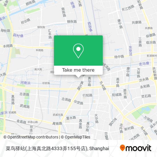 菜鸟驿站(上海真北路4333弄155号店) map