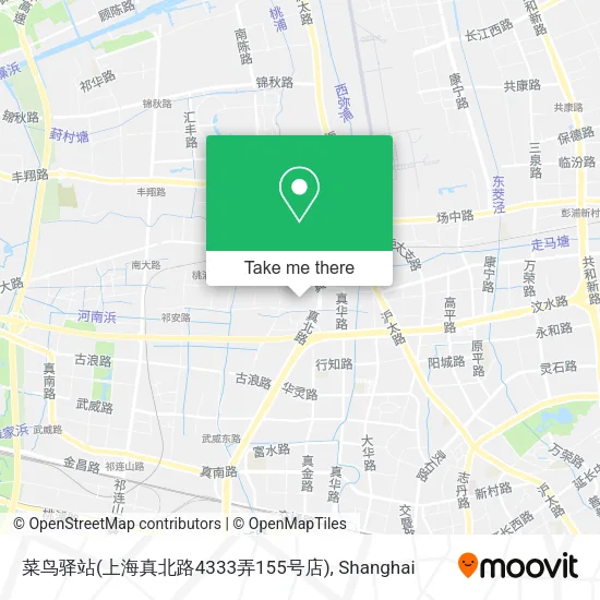 菜鸟驿站(上海真北路4333弄155号店) map