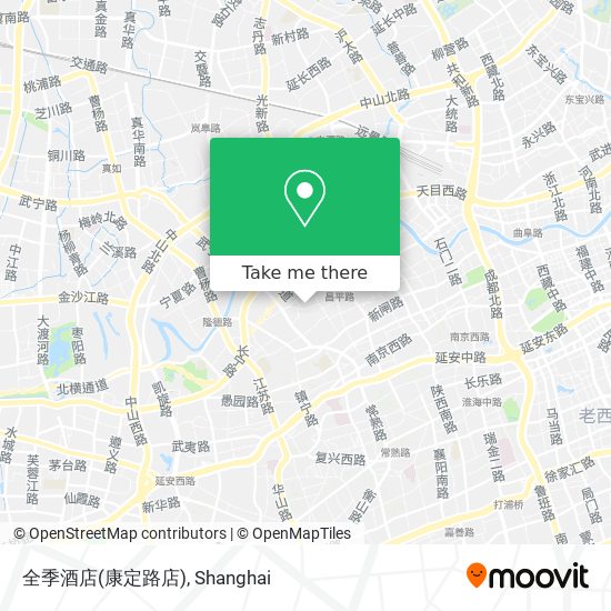 全季酒店(康定路店) map