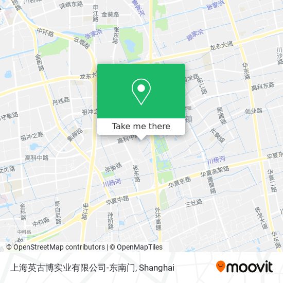 上海英古博实业有限公司-东南门 map