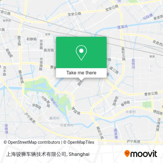 上海骏狮车辆技术有限公司 map