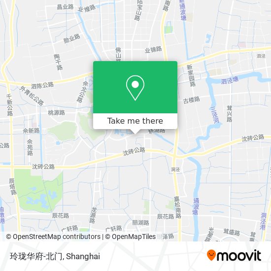 玲珑华府-北门 map