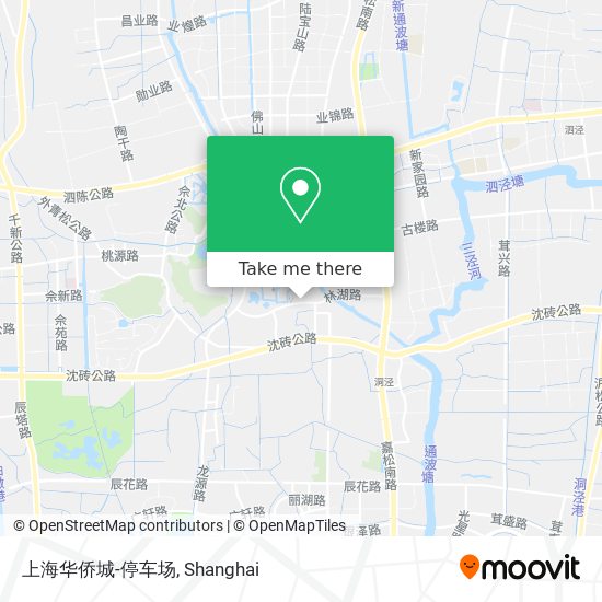 上海华侨城-停车场 map