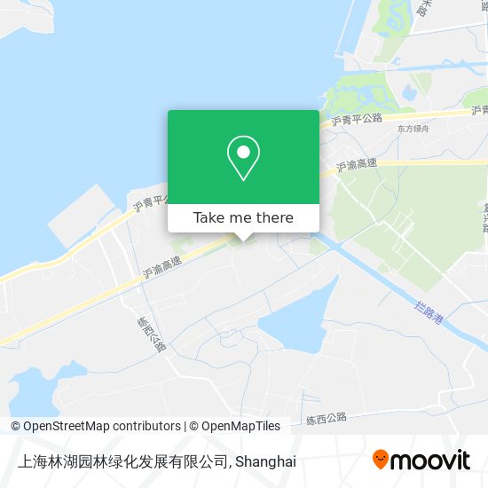 上海林湖园林绿化发展有限公司 map