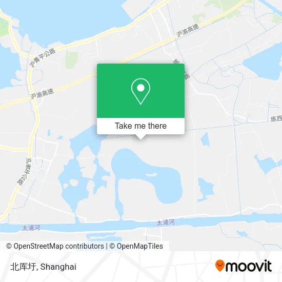 北厍圩 map