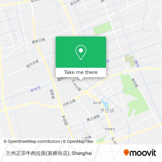 兰州正宗牛肉拉面(新桥街店) map