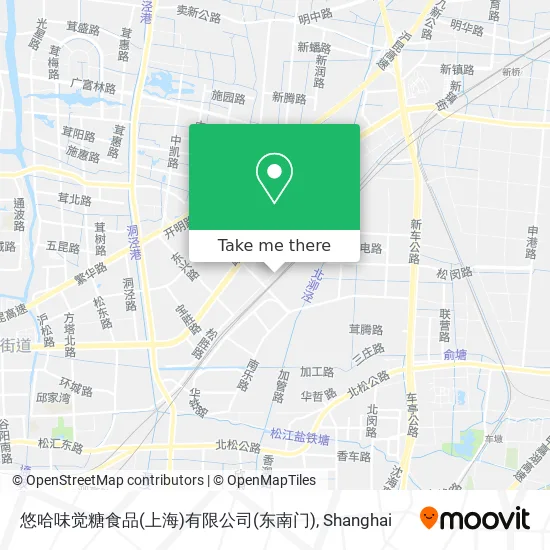 悠哈味觉糖食品(上海)有限公司(东南门) map