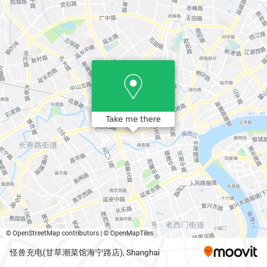 怪兽充电(甘草潮菜馆海宁路店) map