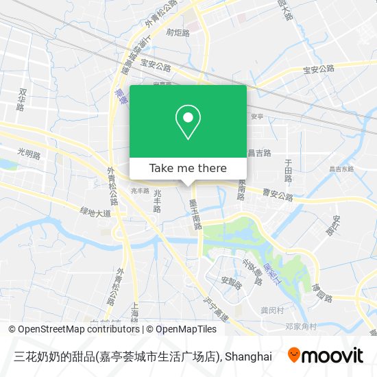 三花奶奶的甜品(嘉亭荟城市生活广场店) map