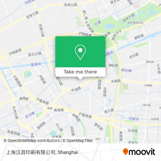 上海汉昌印刷有限公司 map