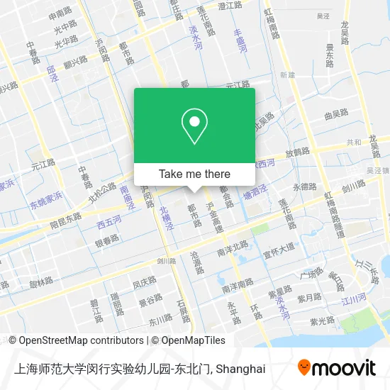 上海师范大学闵行实验幼儿园-东北门 map