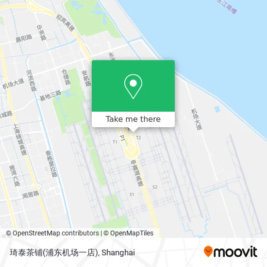 琦泰茶铺(浦东机场一店) map