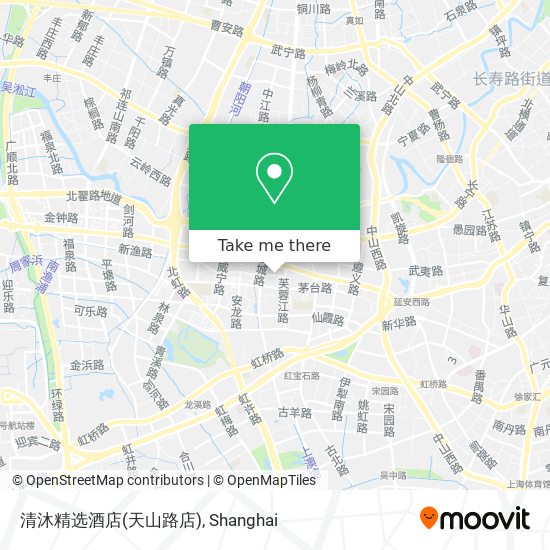 清沐精选酒店(天山路店) map