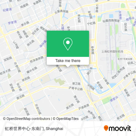 虹桥世界中心-东南门 map