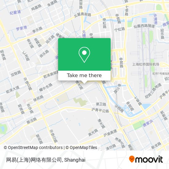 网易(上海)网络有限公司 map