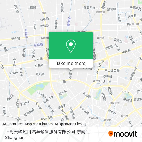 上海云峰虹口汽车销售服务有限公司-东南门 map