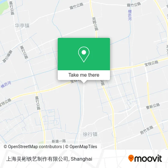 上海吴彬铁艺制作有限公司 map