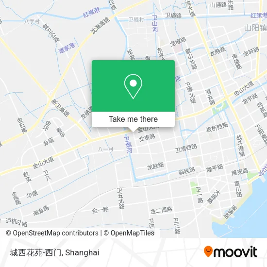 城西花苑-西门 map