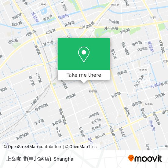 上岛咖啡(申北路店) map