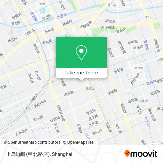 上岛咖啡(申北路店) map