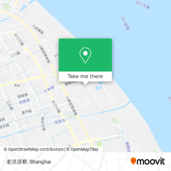 老洪涯桥 map
