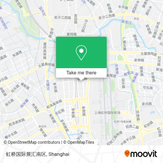 虹桥国际展汇南区 map