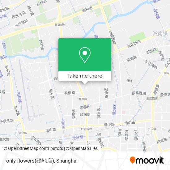 only flowers(绿地店) map