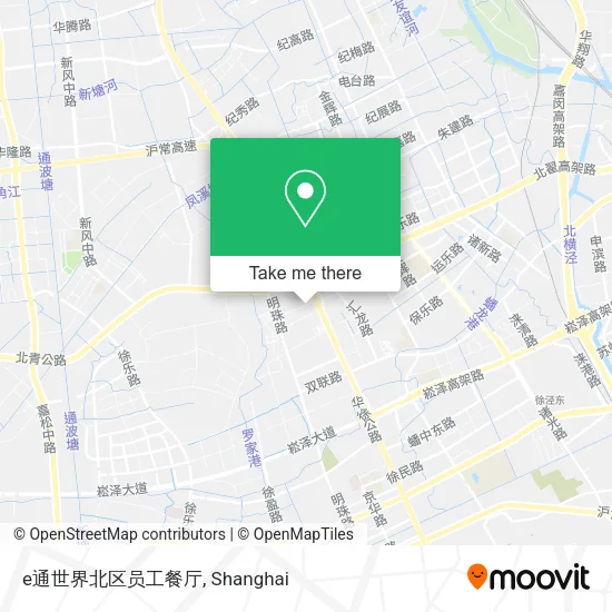 e通世界北区员工餐厅 map