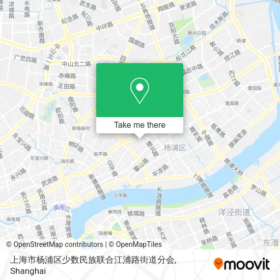 上海市杨浦区少数民族联合江浦路街道分会 map