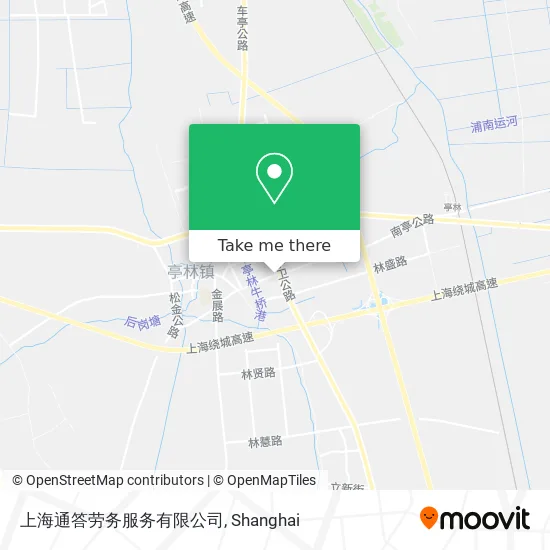 上海通答劳务服务有限公司 map