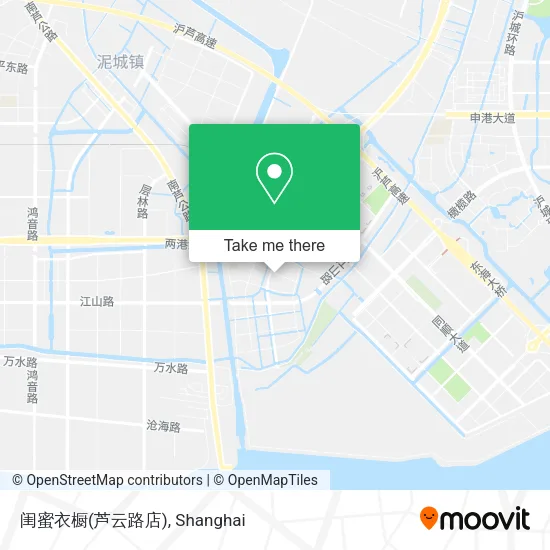 闺蜜衣橱(芦云路店) map