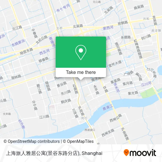 上海旅人雅居公寓(景谷东路分店) map