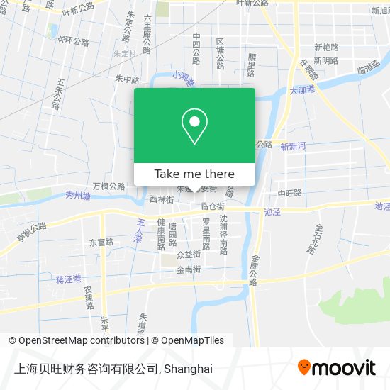 上海贝旺财务咨询有限公司 map