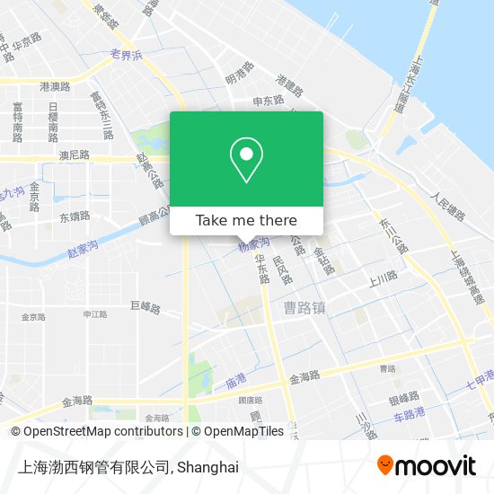 上海渤西钢管有限公司 map