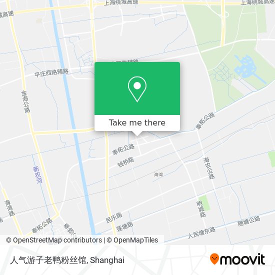 人气游子老鸭粉丝馆 map