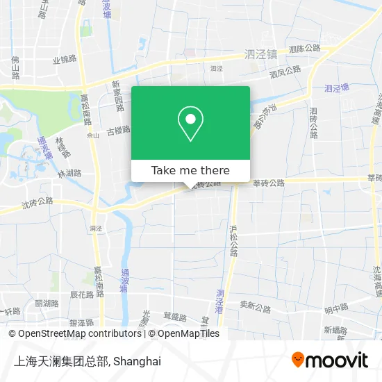 上海天澜集团总部 map