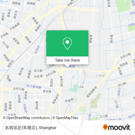 名萌浴足(车墩店) map