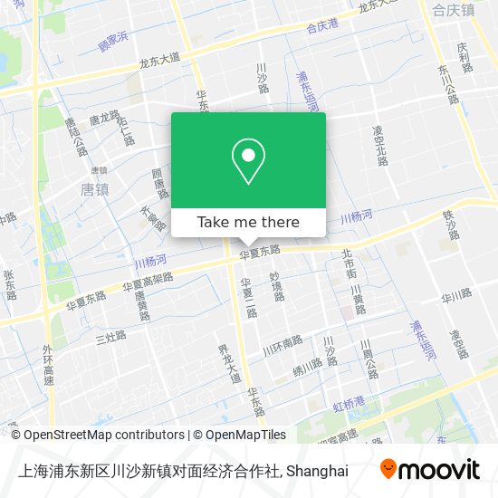 上海浦东新区川沙新镇对面经济合作社 map