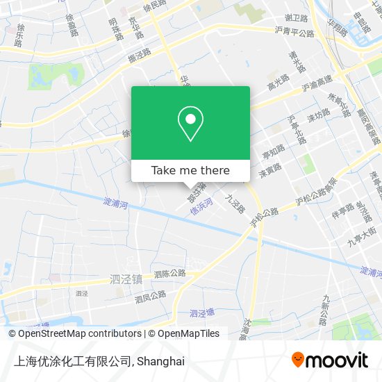上海优涂化工有限公司 map