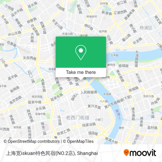 上海宽iskuan特色民宿(NO.2店) map