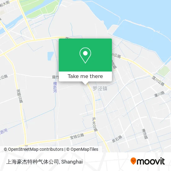 上海豪杰特种气体公司 map