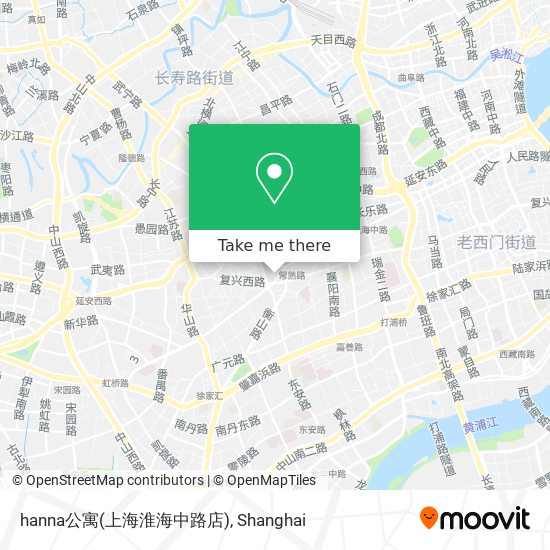 hanna公寓(上海淮海中路店) map