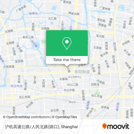 沪杭高速公路/人民北路(路口) map