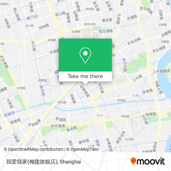 我爱我家(梅陇旗舰店) map