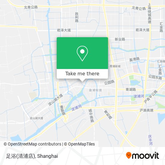 足浴(清浦店) map