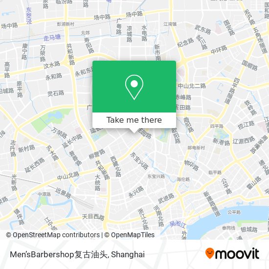 Men’sBarbershop复古油头 map