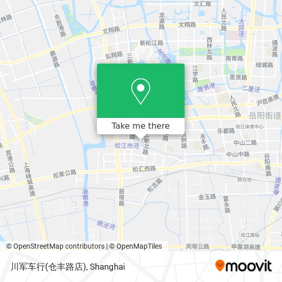 川军车行(仓丰路店) map