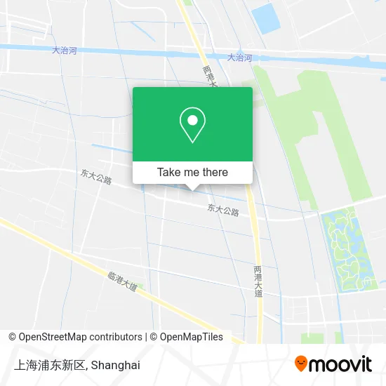 上海浦东新区 map